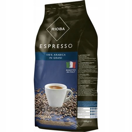 Káva zrnková Arabica Rioba Platinum 1000 g