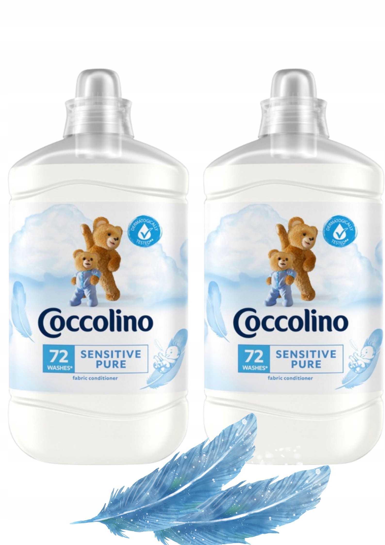 

Coccolino Płyn do płukania Sensitive White 2 x1,8l