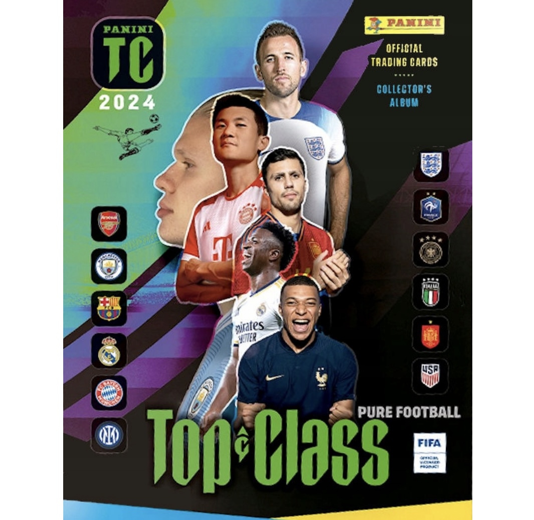 Top Class 2024 Fat Pack Saszetka Karty 24 + 2 HOLO GIANT Długość 9 cm