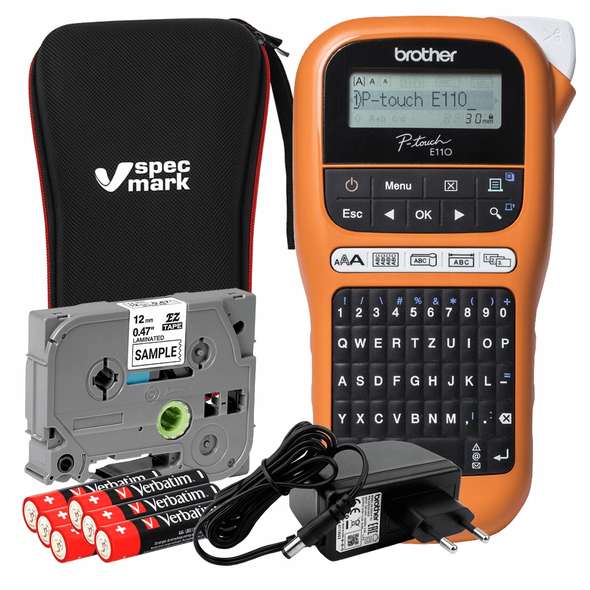 Tiskárna štítků Brother PT-E110 pouzdro