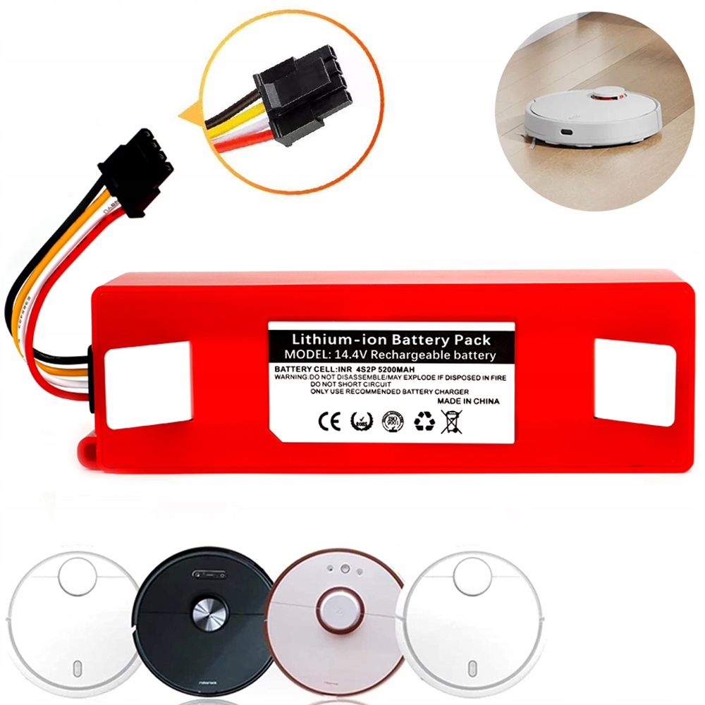 Baterie Pro Xiaomi Roborock MI Robot Vacuum Mop S50 S51 Li-ion Bezpečná