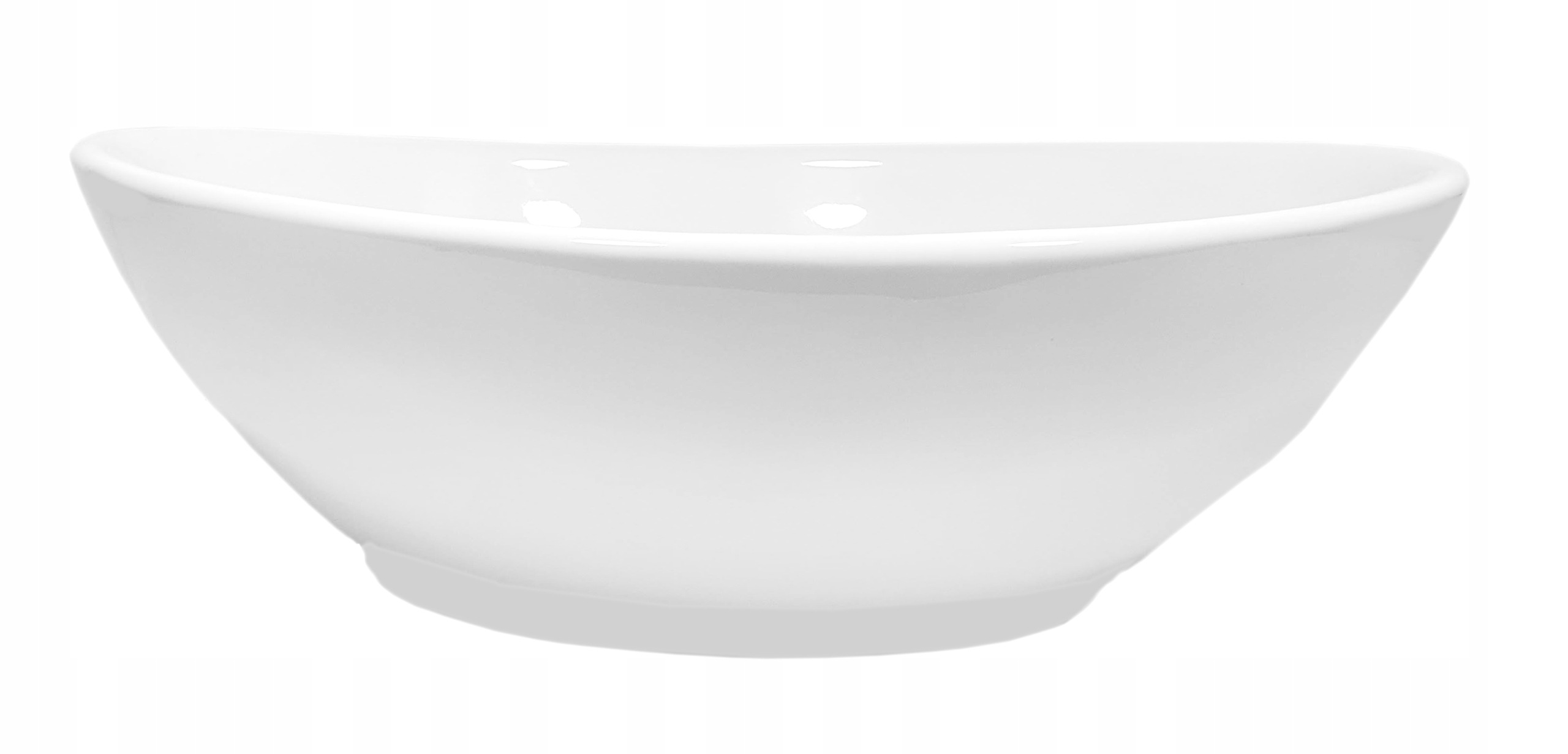 UMYWALKA 40x33x14.5 NABLATOWA BIAŁA OWALNA STAWIANA NA BLACIE ESTIVA EBA Kod producenta UM001