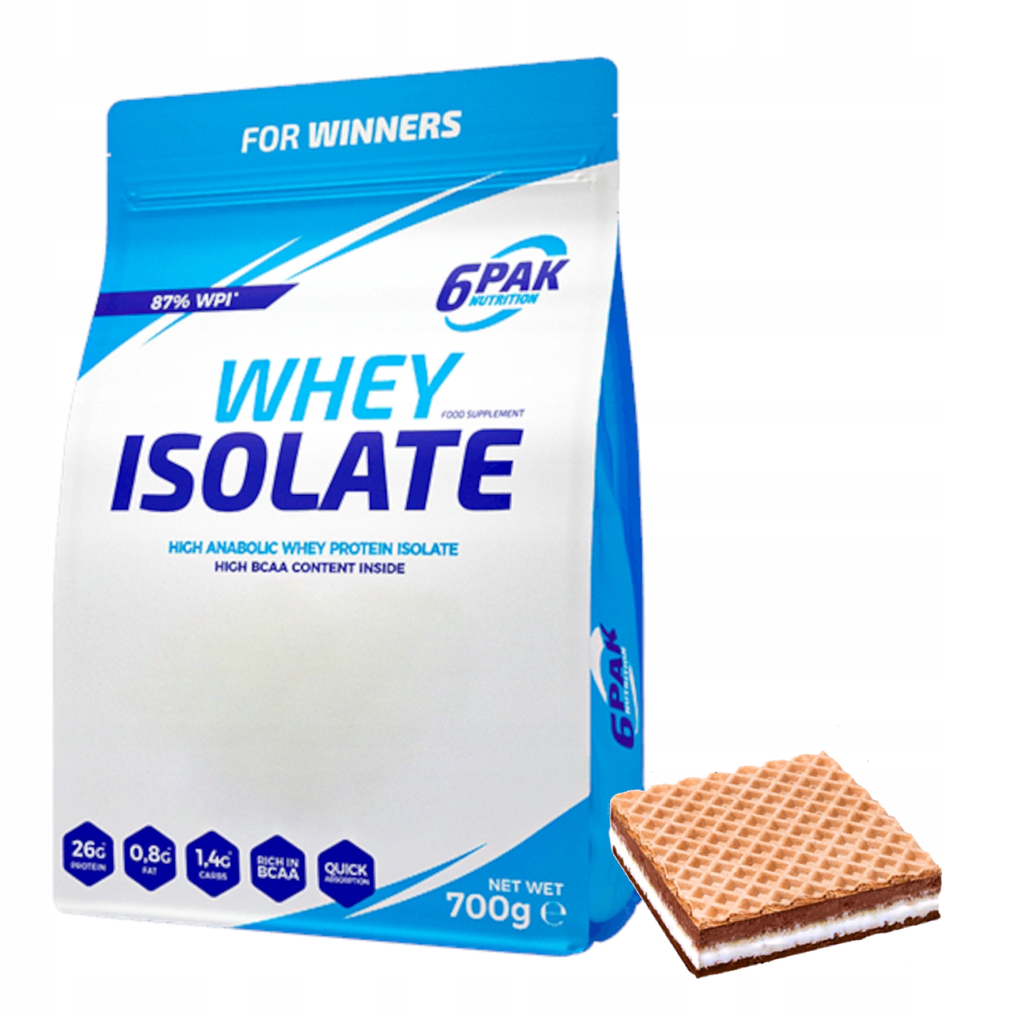 Balení 6 Kusů Whey Isolate 700 g Proteinový Izolát Syrovátky Síla Hmotnost velké množství bílkovin