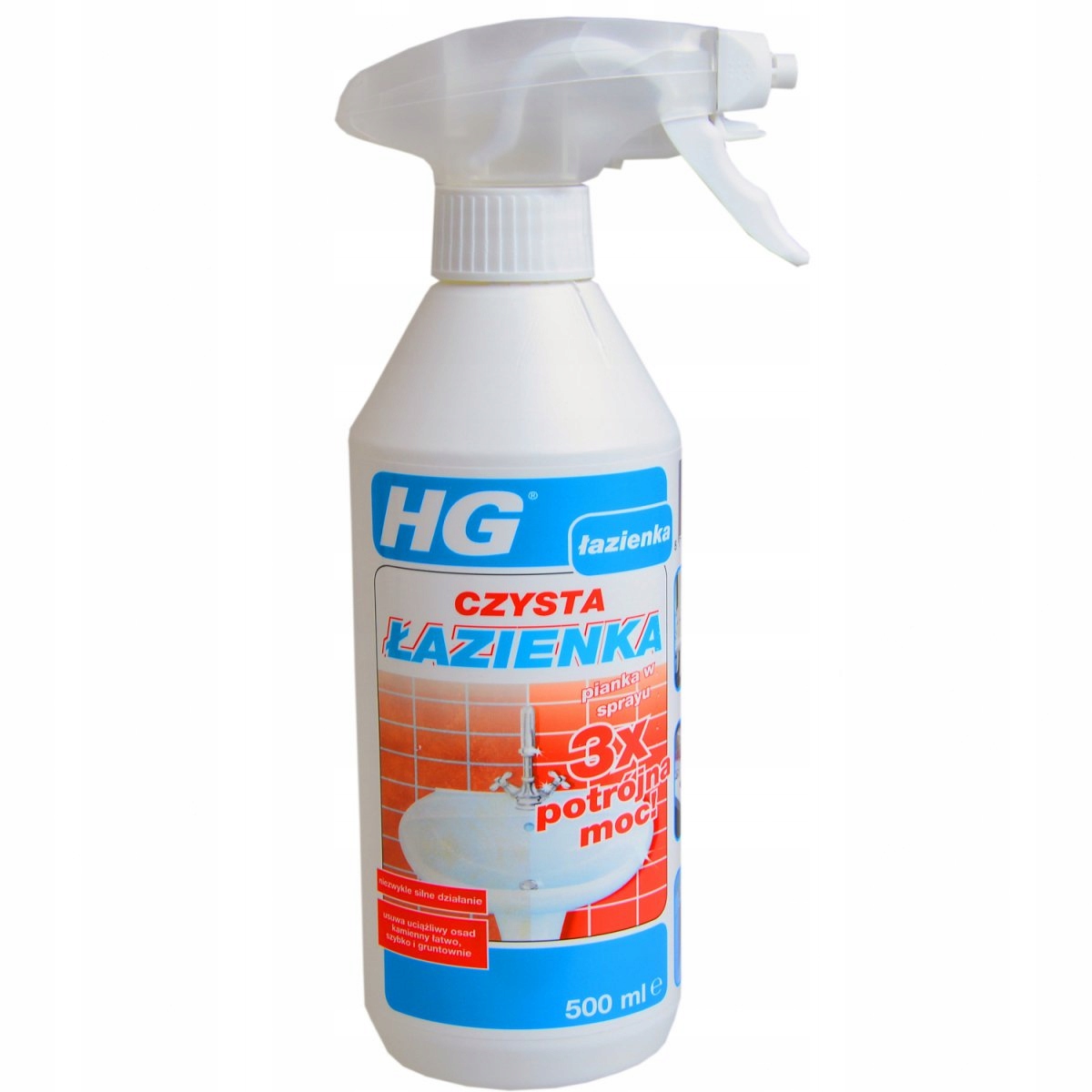 

Hg Czysta Łazienka Pianka W Sprayu Potrójna Moc