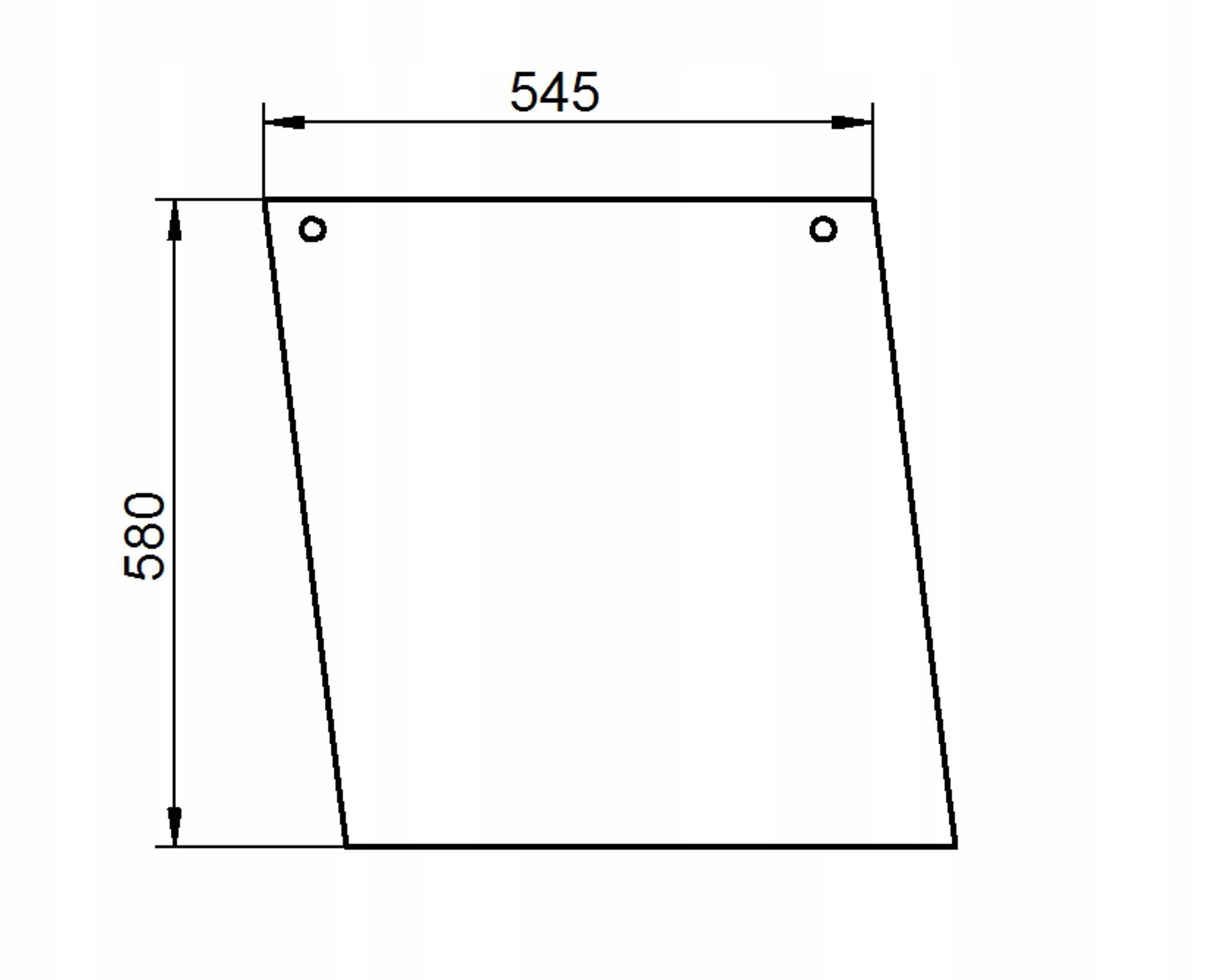 čelní sklo pro traktoru Deutz-Fahr boční 520773