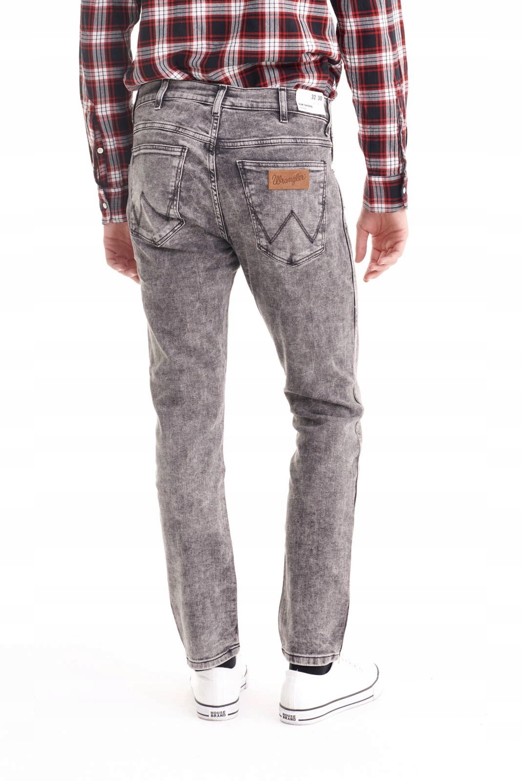 Pánské zúžené džínové kalhoty Wrangler Larston Snow Flake W18SNK10P 36/32
