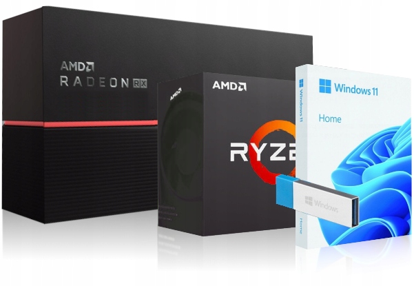 HYPER X9 KOMPUTER GAMINGOWY 4,1Ghz RYZEN|RX 6500XT Model HYPER X9