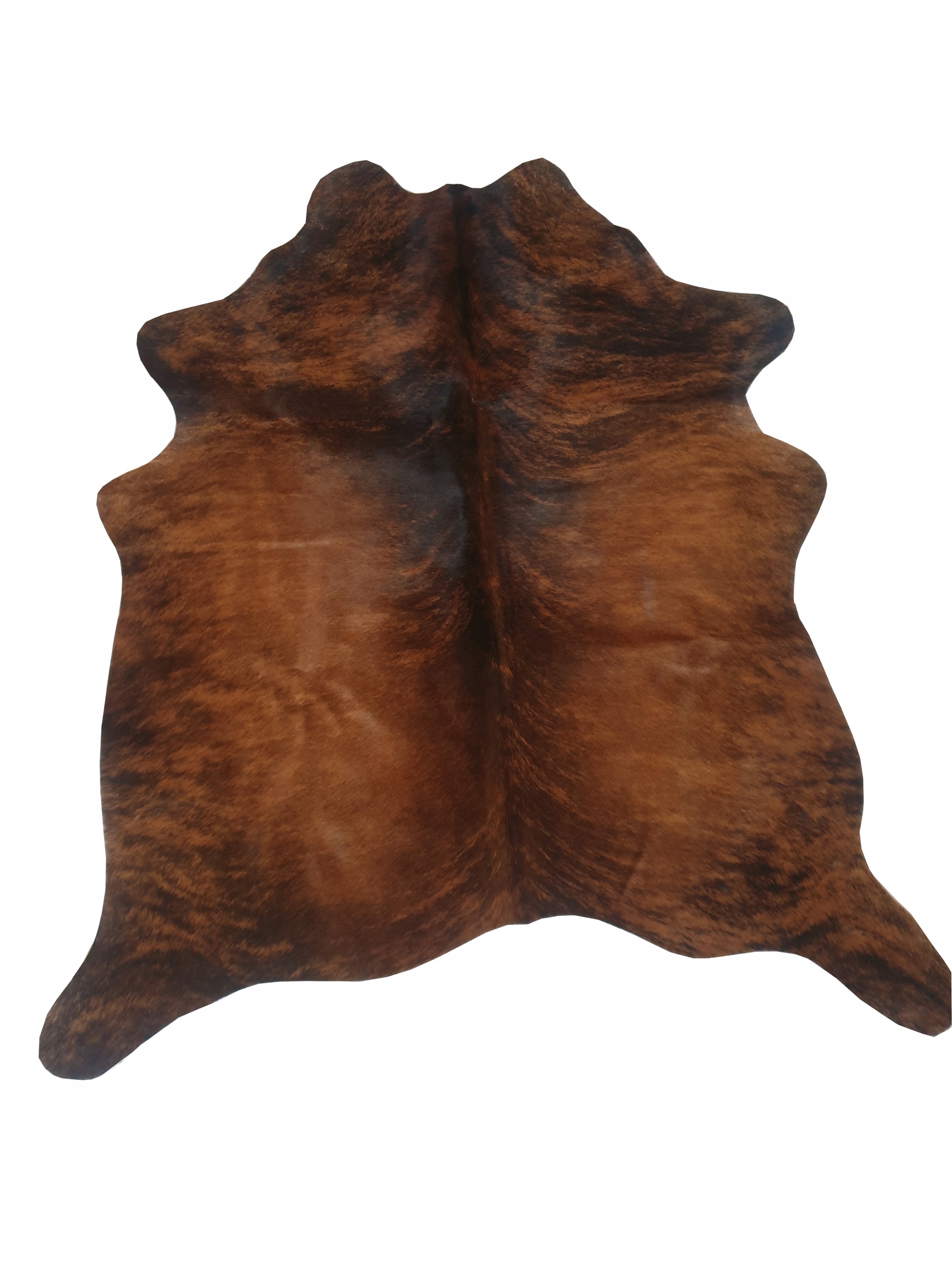 Čiernočervená hovädzia koža Pl krava do 1.5 m2 (130 x 100 cm)