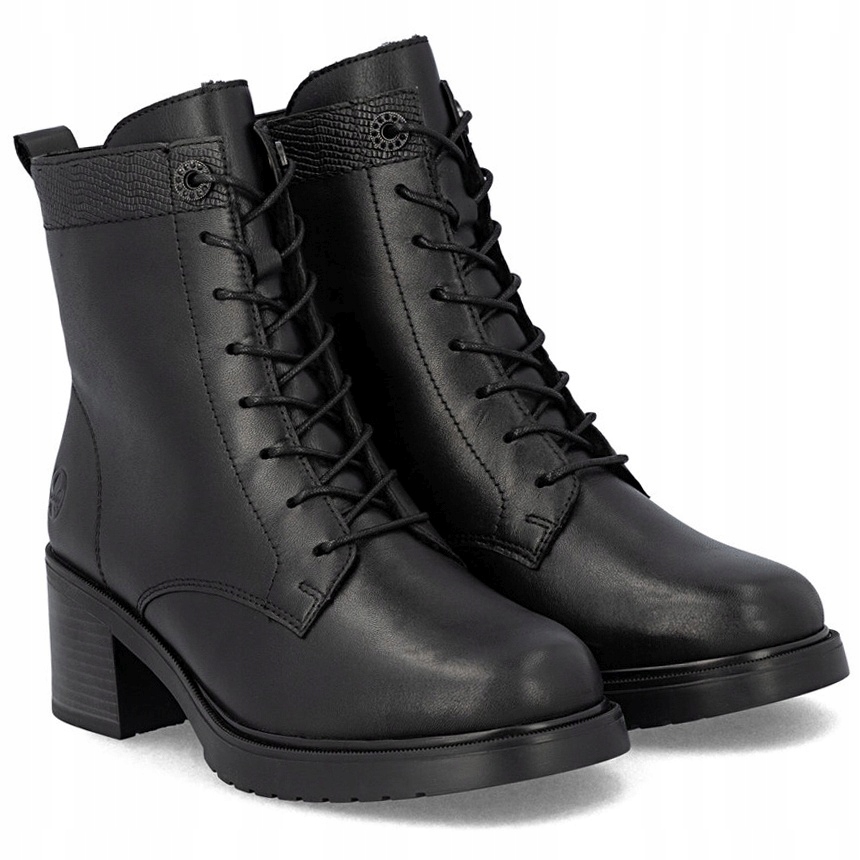 Rieker Y5201-00 Černé dámské kotníkové boty černé Vel. vel. .39