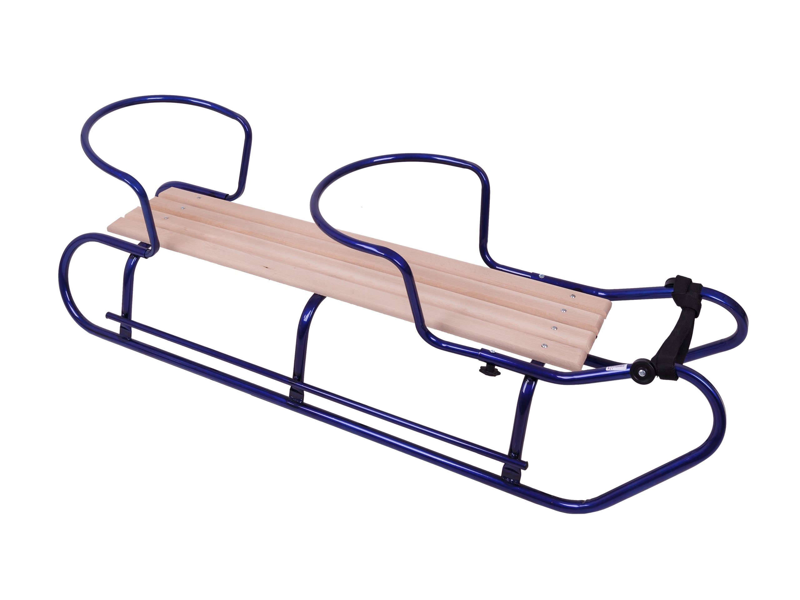 Sanki dwuosobowe podwójne dziecięce Metalowe duże dla dwójki dzieci