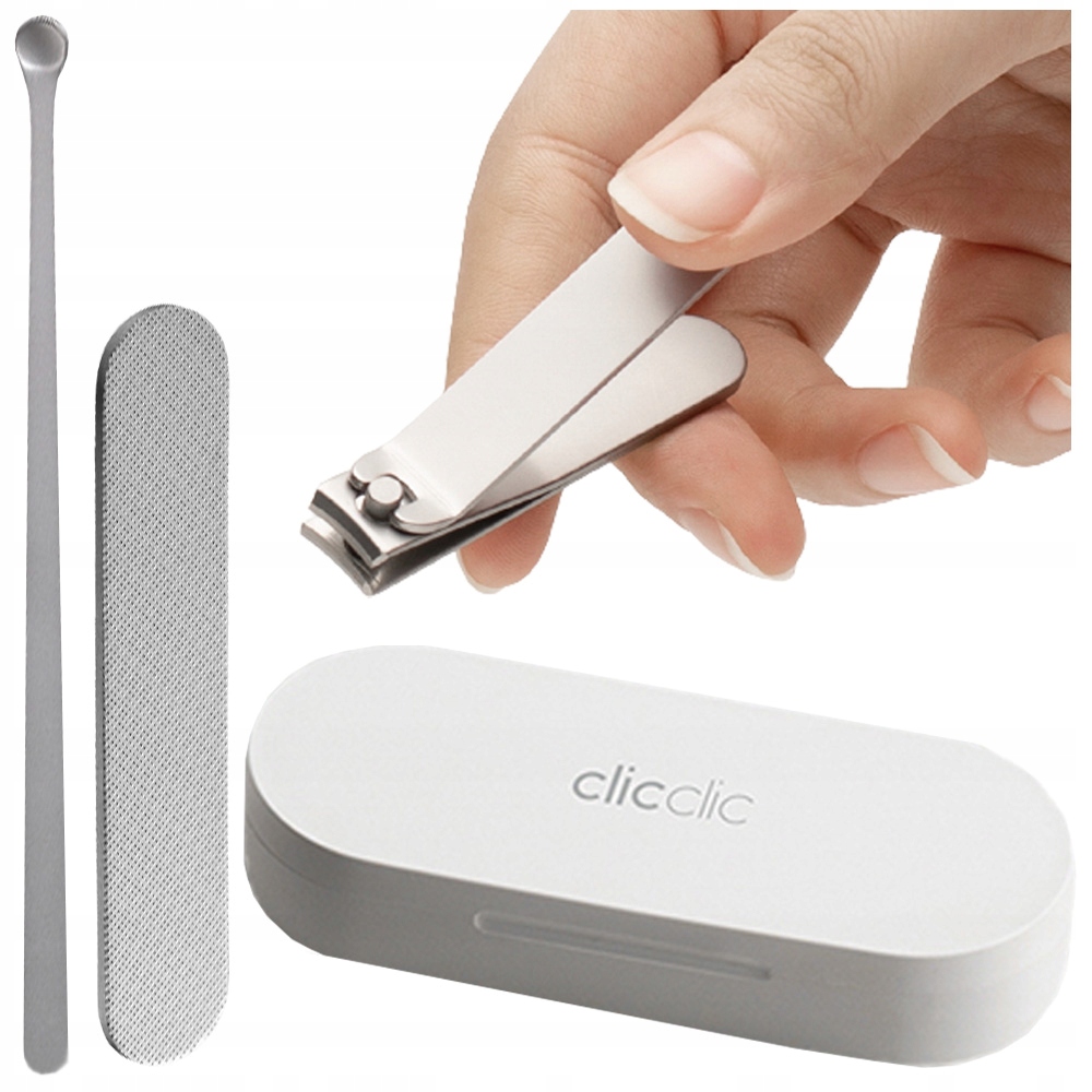 

Clicclic Zestaw Do Paznokci ze stali nierdzewnej