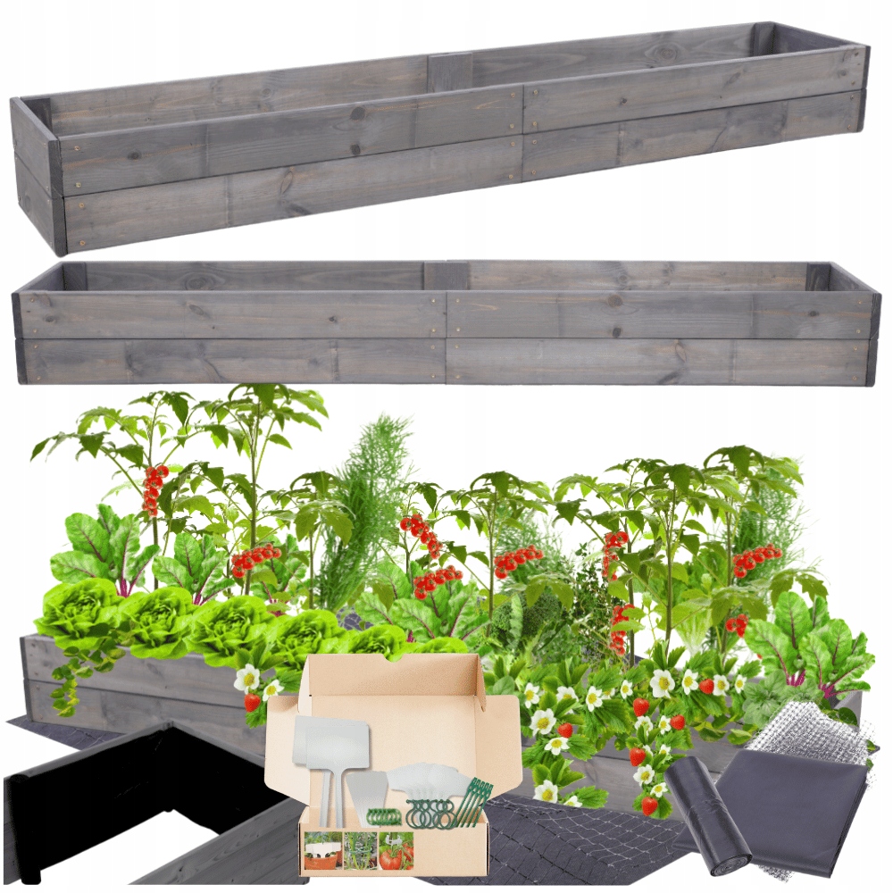 Vyvýšený záhon zeleninový záhon truhlík pařeniště květináč impregnace 18x160x30