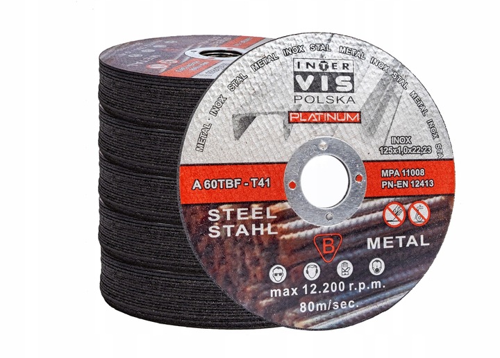 Набір 50шт диски для різання металу 125X1