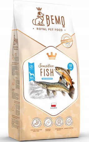 Bemo Sensitive Fish Ryby Monoprotein M/L Hipoalergiczna 10 kg