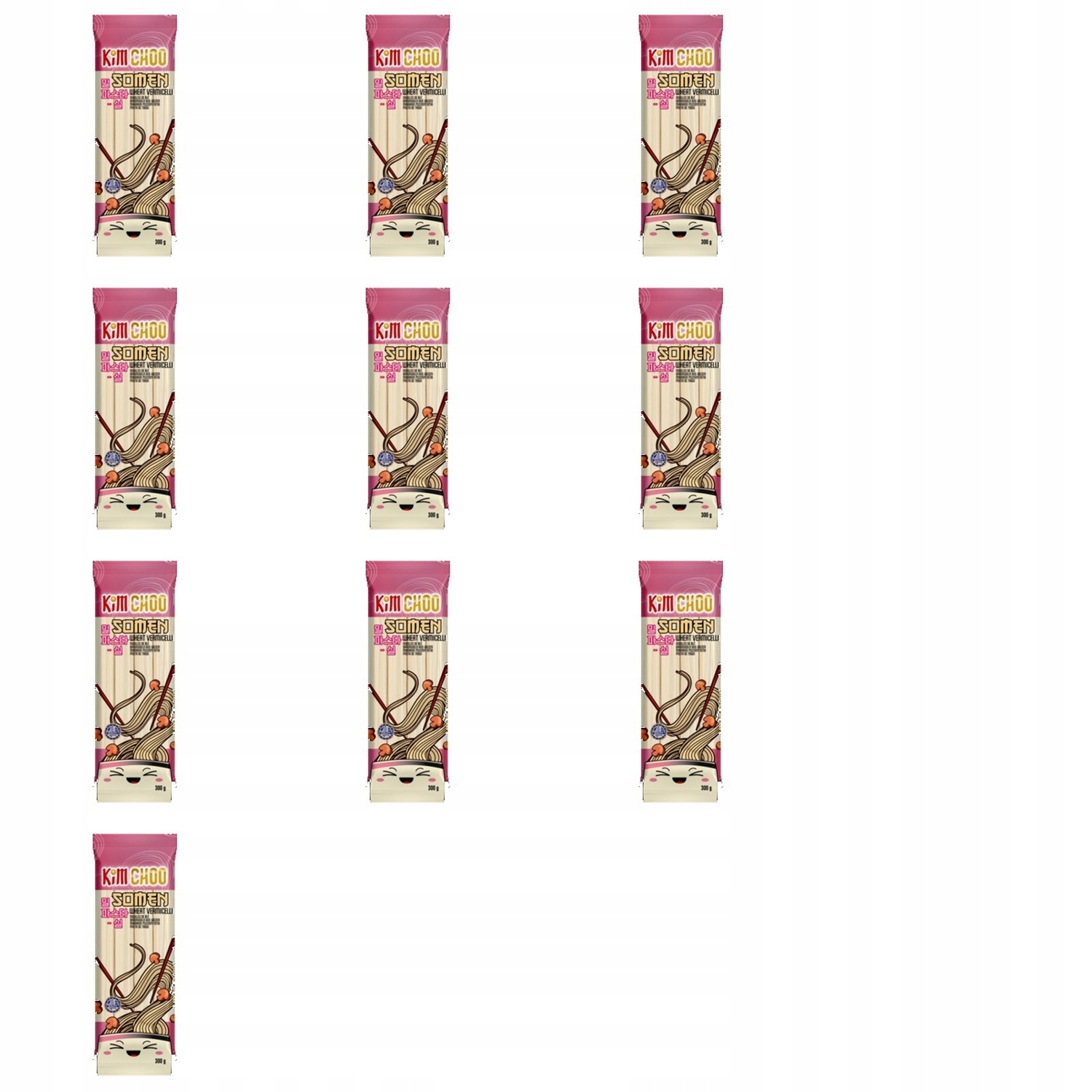 10x 300g Kimchoo Makaron kimchoo makaron pszenny nitki somen 48 Karton