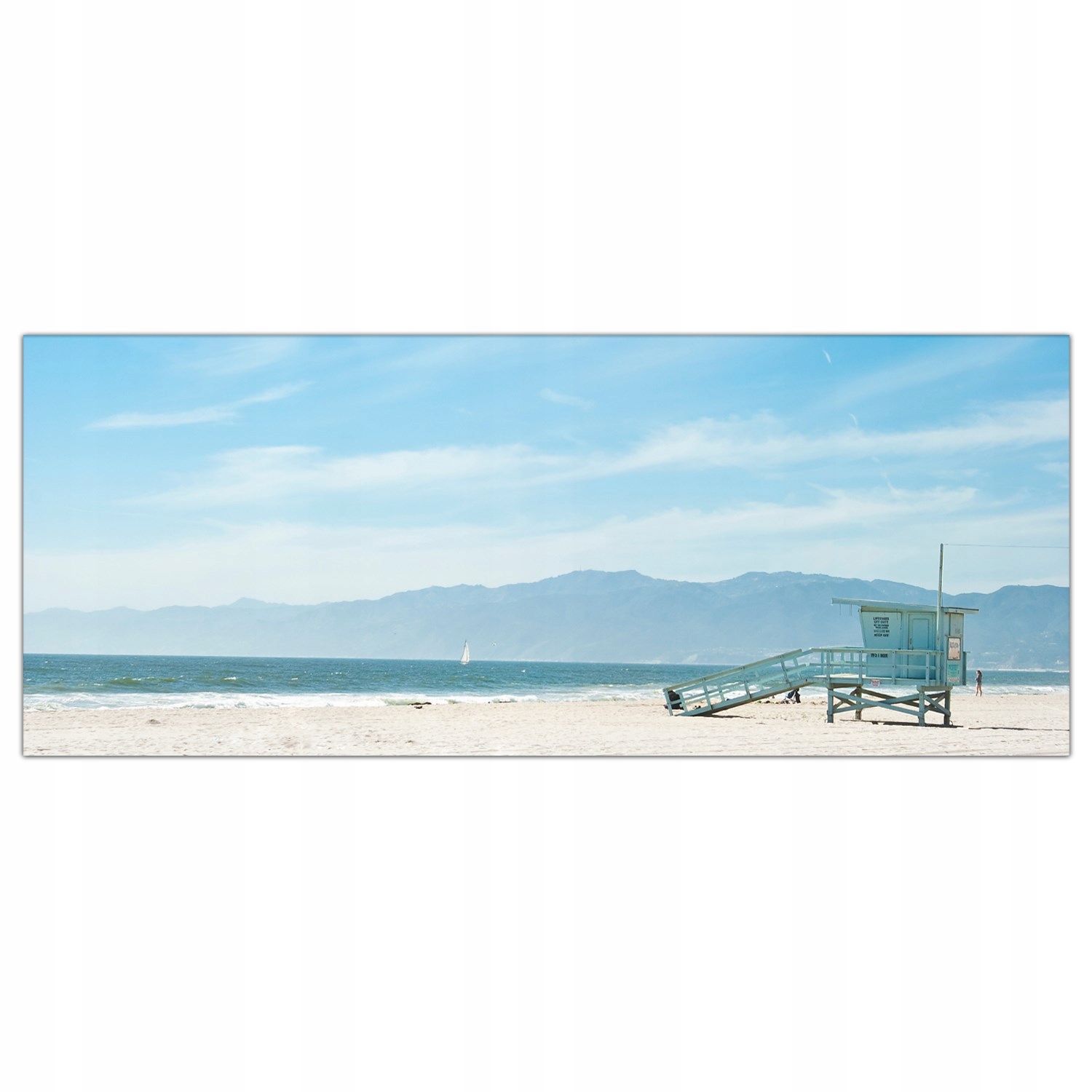 

Obraz na szkle Foto Wenecja Plaża Ratownik 125x50