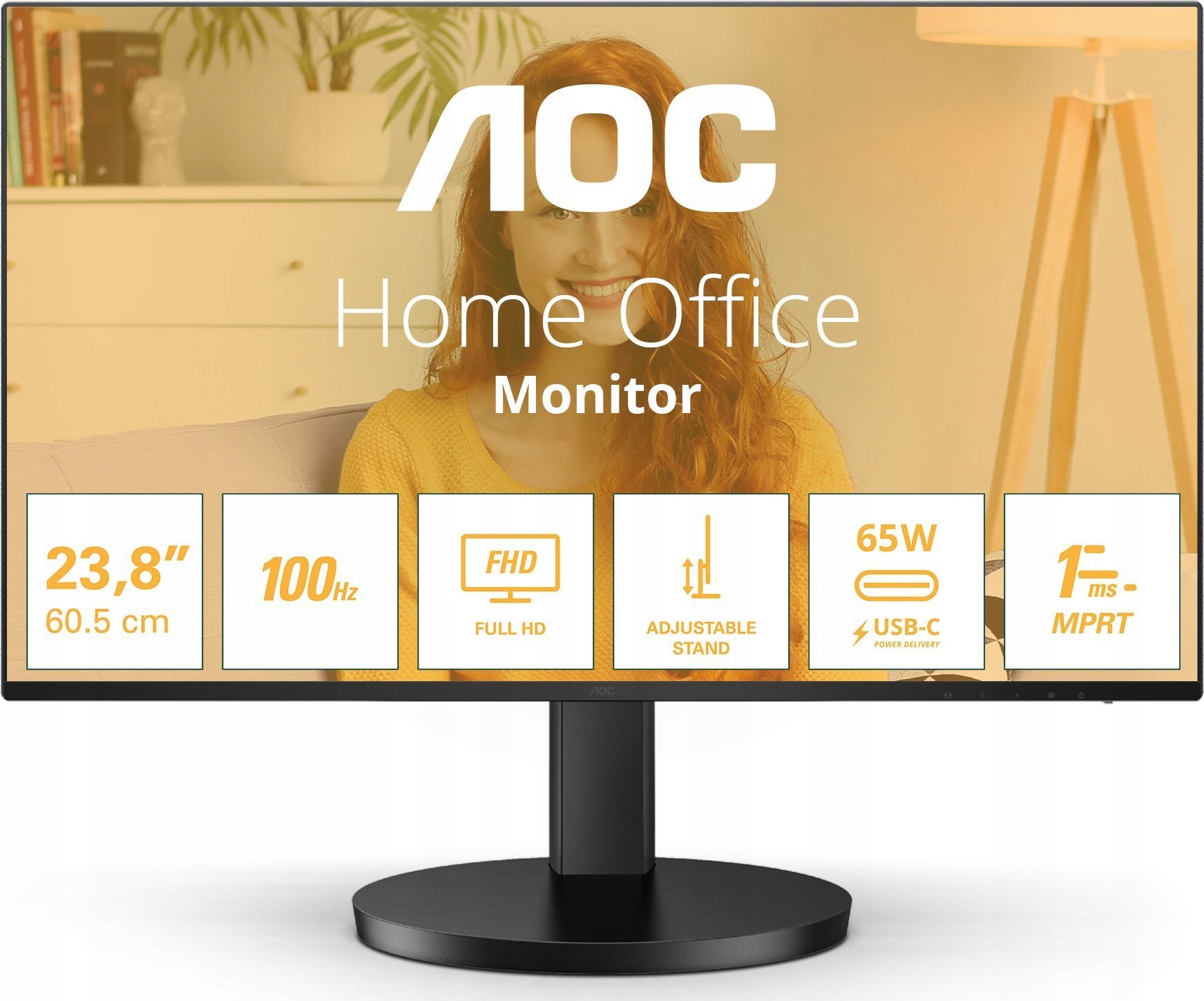 Monitor Aoc 24B3CF2 (23.8" /ips /100Hz /1920 x 1080 /Čierny)