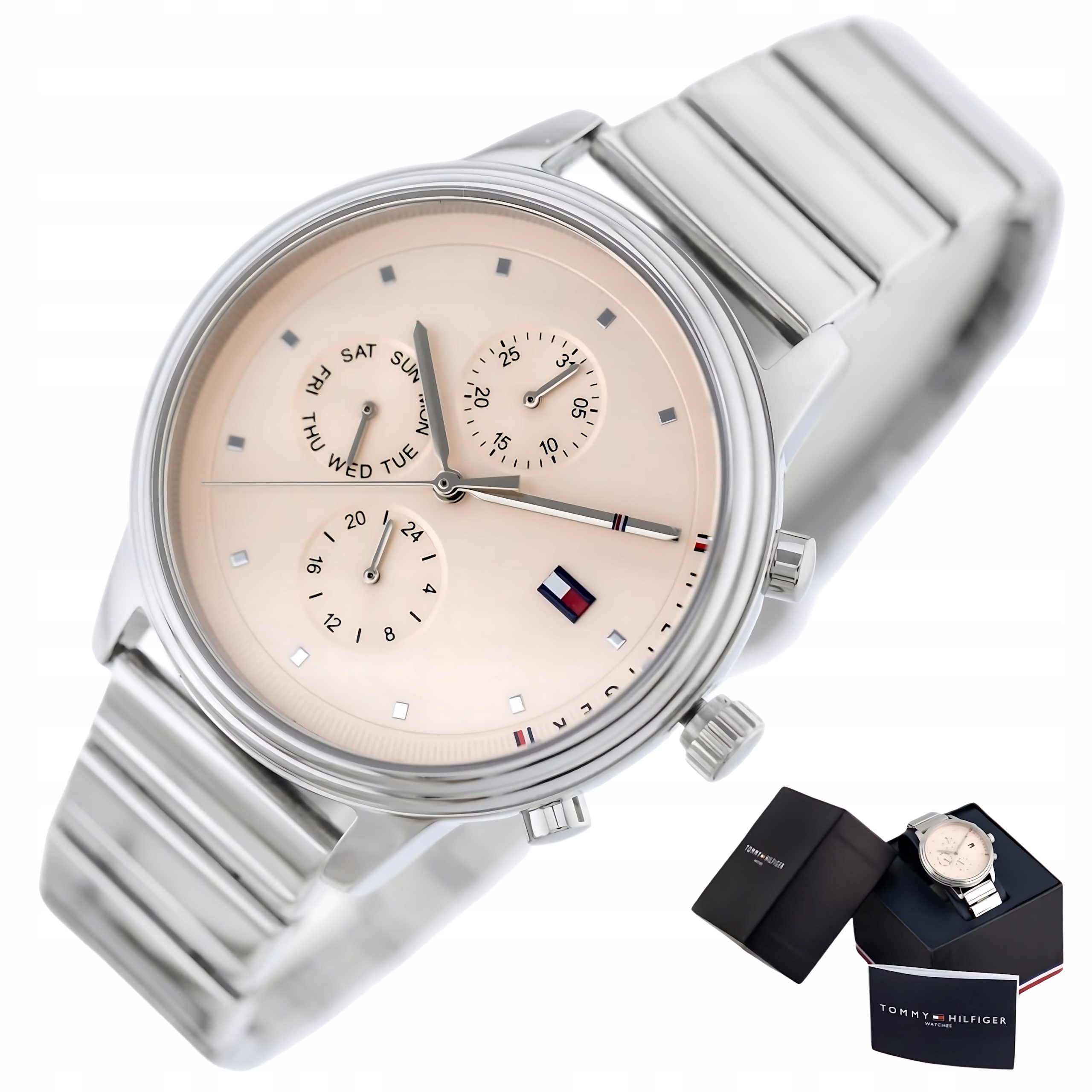 Dámské hodinky Tommy Hilfiger 1781904 Blake Stříbrné Vodotěsné WR30 Box