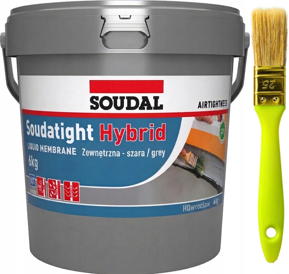 Soudal Sws Tekutá Membrána Soudatight Hybrid 6 kg Štětec
