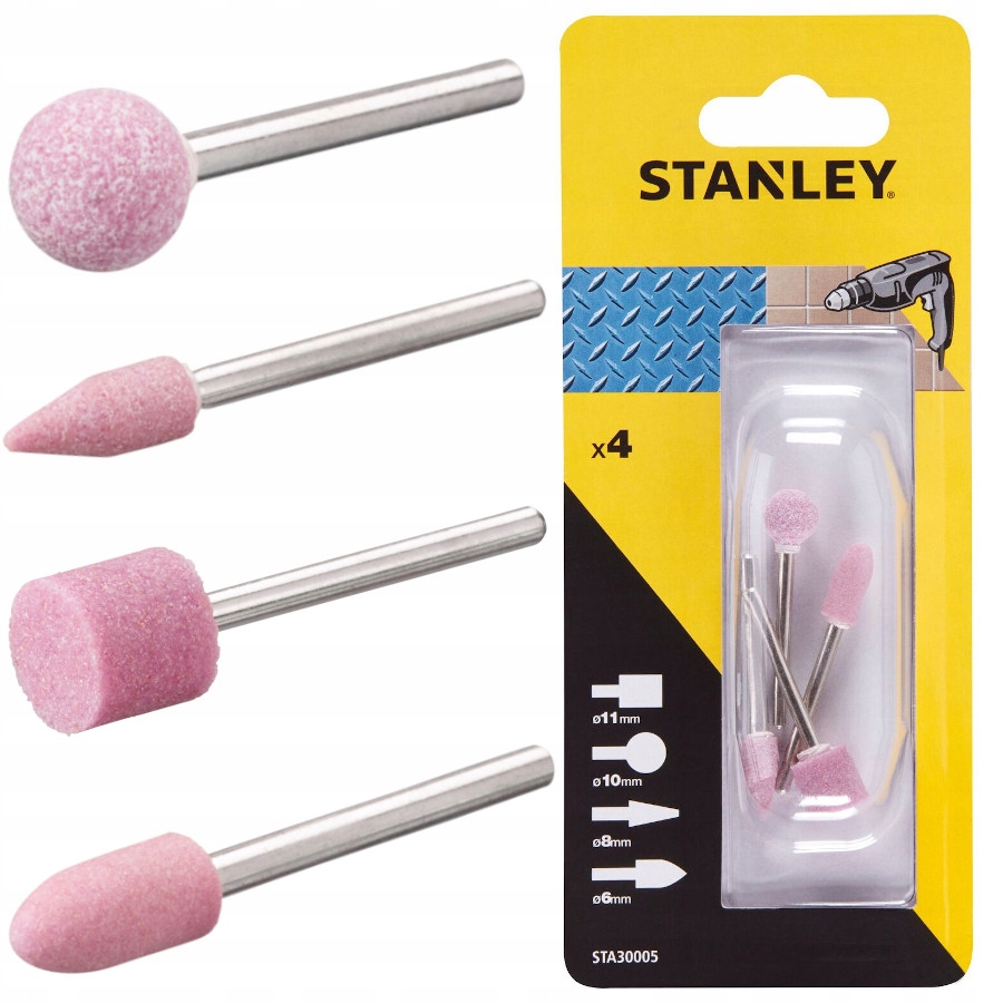 

Stanley Zestaw kamieni szlifierskich 4szt STA30005