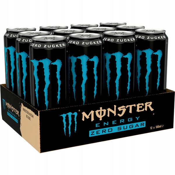 Monster Energy Absolute Zero Zero Cukru 500ML Napój Limitowana