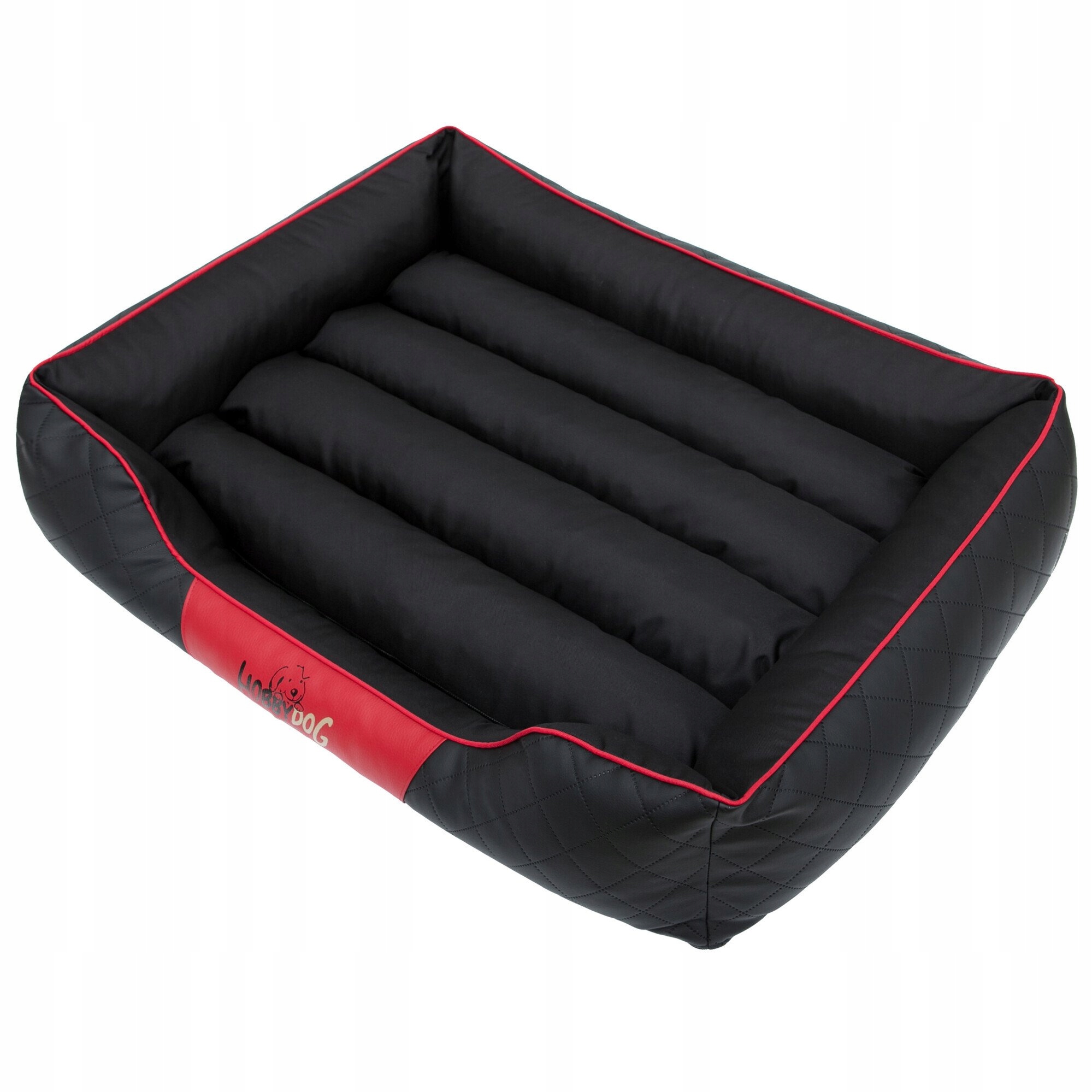 Levně Doggy Hundebett "Imperial Standard", Größe R3, černá/červená