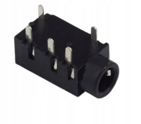 

Gniazdo Jack 3,5 4-polowe czteropolowe 4pin (2983)