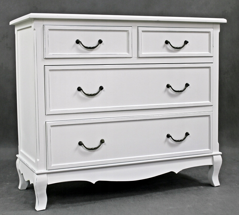 NOWA BIAŁA KOMODA MEBLE STYLOWE RUSTYKALNE Wysokość mebla 77 cm