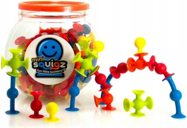 

Fat Brain Przyssawki Squigz Mini Klocki 75 el