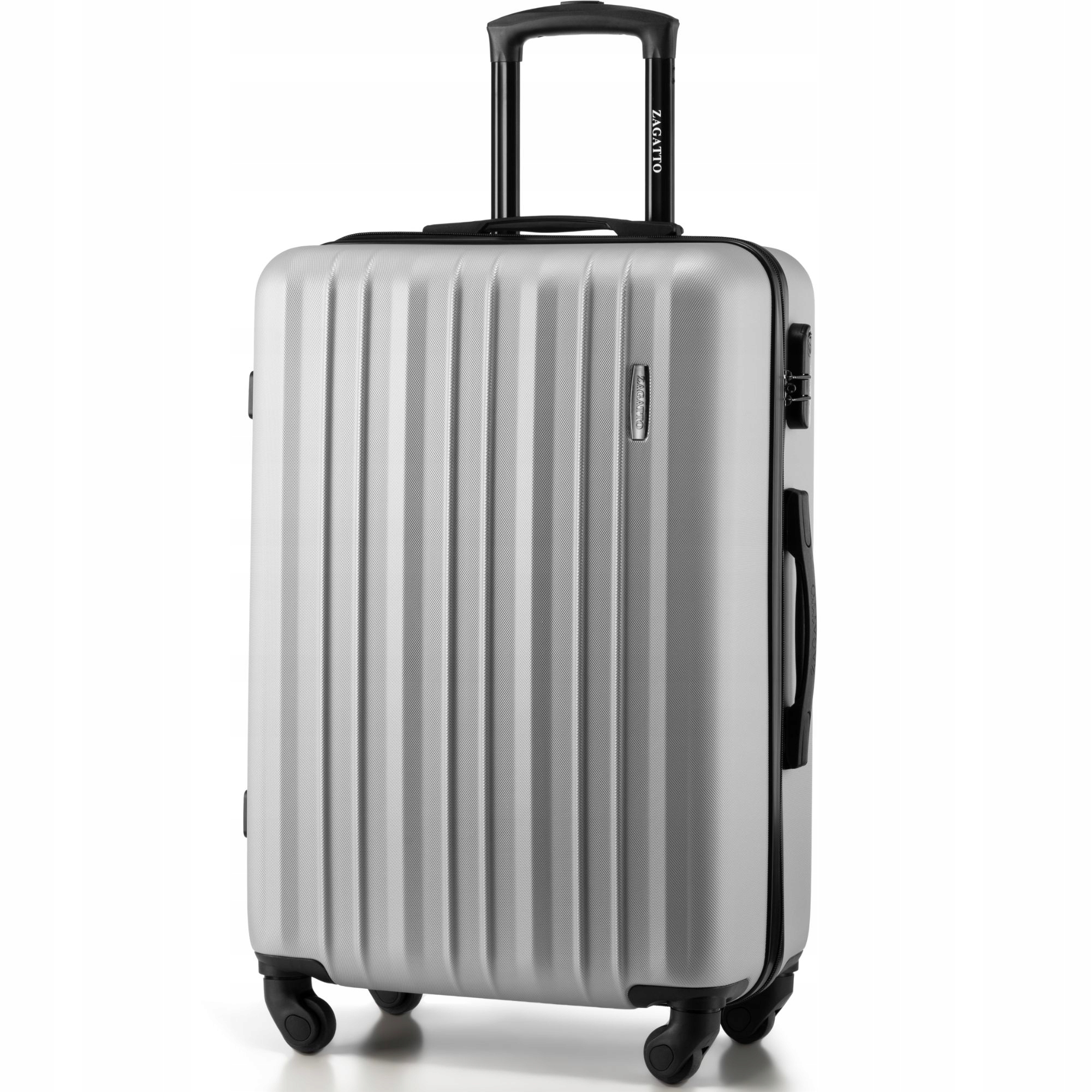 Střední cestovní kufr na kolečkách Ryanair Wizzair tvrdý 4 Barvy Zagatto