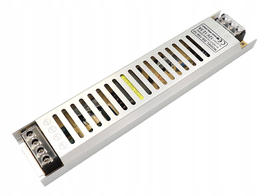ZASILACZ 12V LED 150W 12,5A Slim Montażowy Modułowy Do Taśmy MONO RGB Typ zasilacz