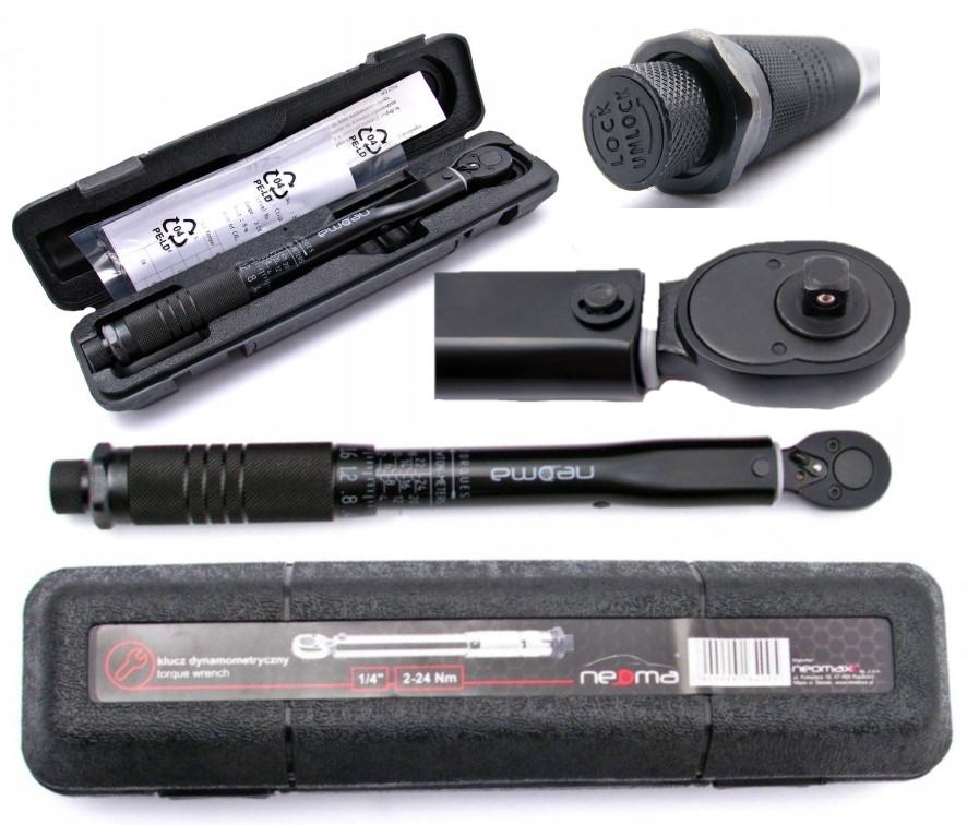 

Klucz Dynamometryczny Do Kół 1/4 2-24Nm Certyfikat