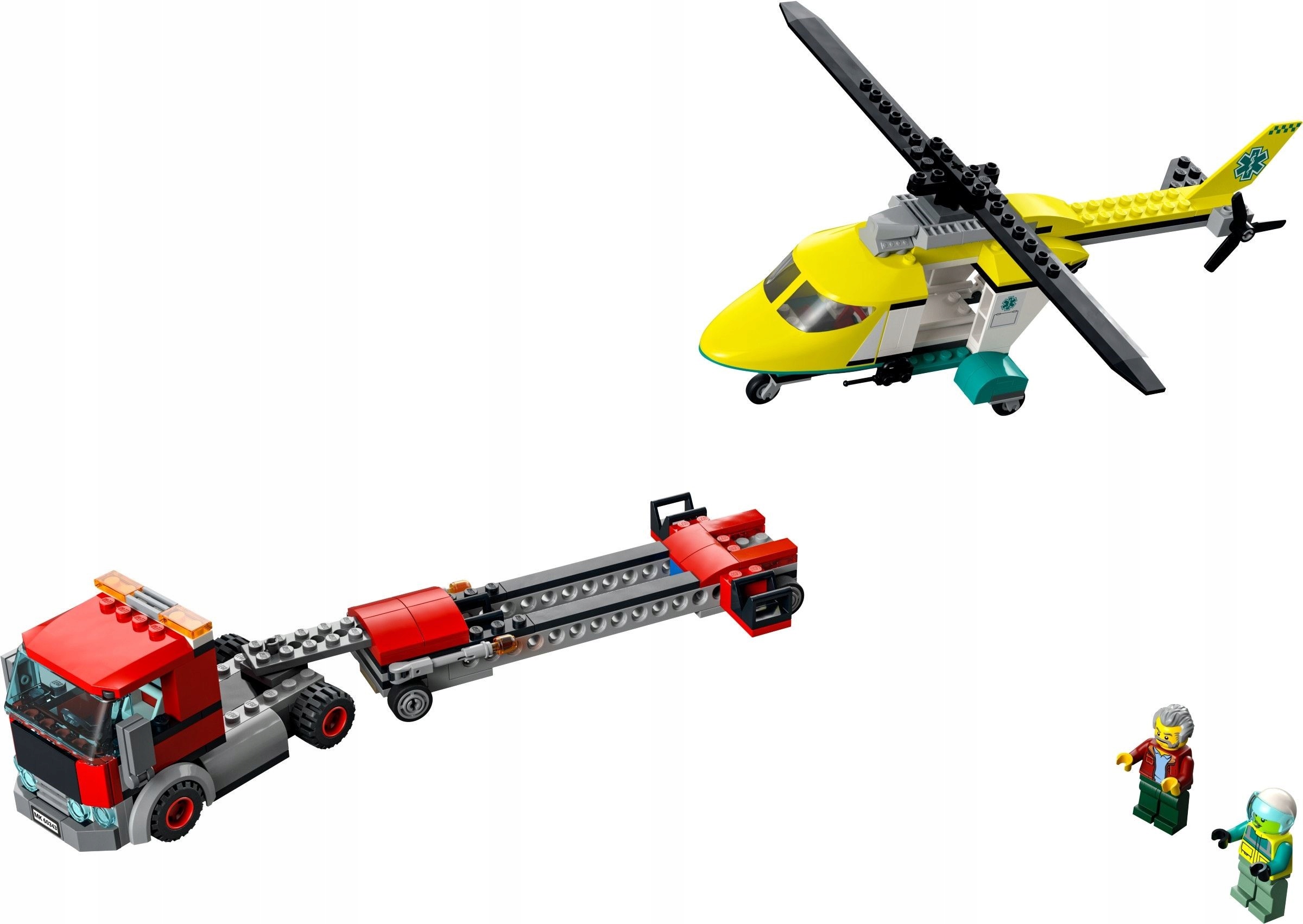 Lego 60343 City Autopřepravník záchranářského vrtulníku