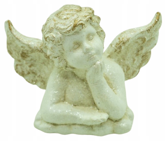ANIOŁ ANIOŁEK ZE SKRZYDŁAMI PILIREZIN FIGURKA BEŻ