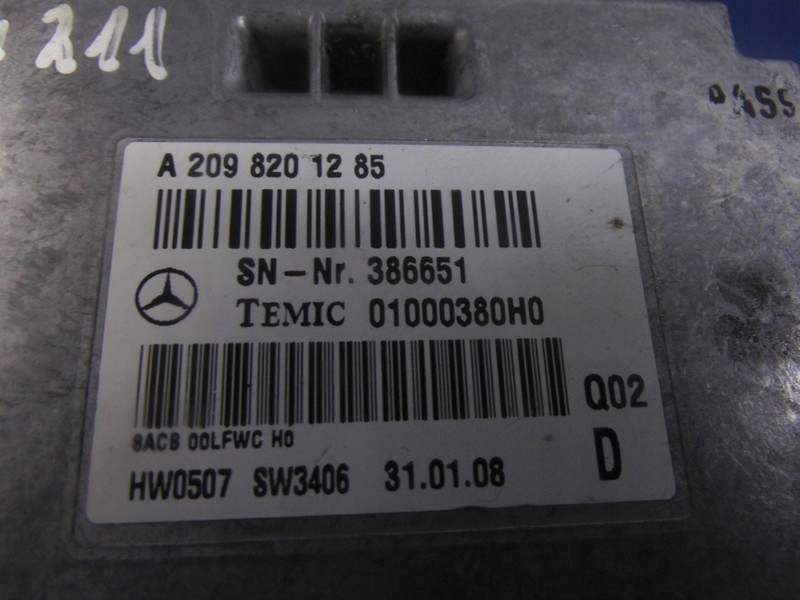 modulo Centralina A2098201285 MERCEDES E KLASA W211