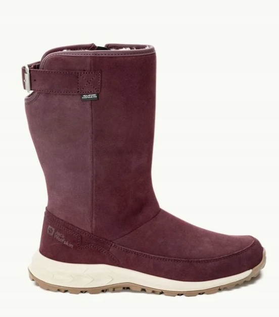 Jack Wolfskin Vínové Sněhule S Kůží 39 Ž7N