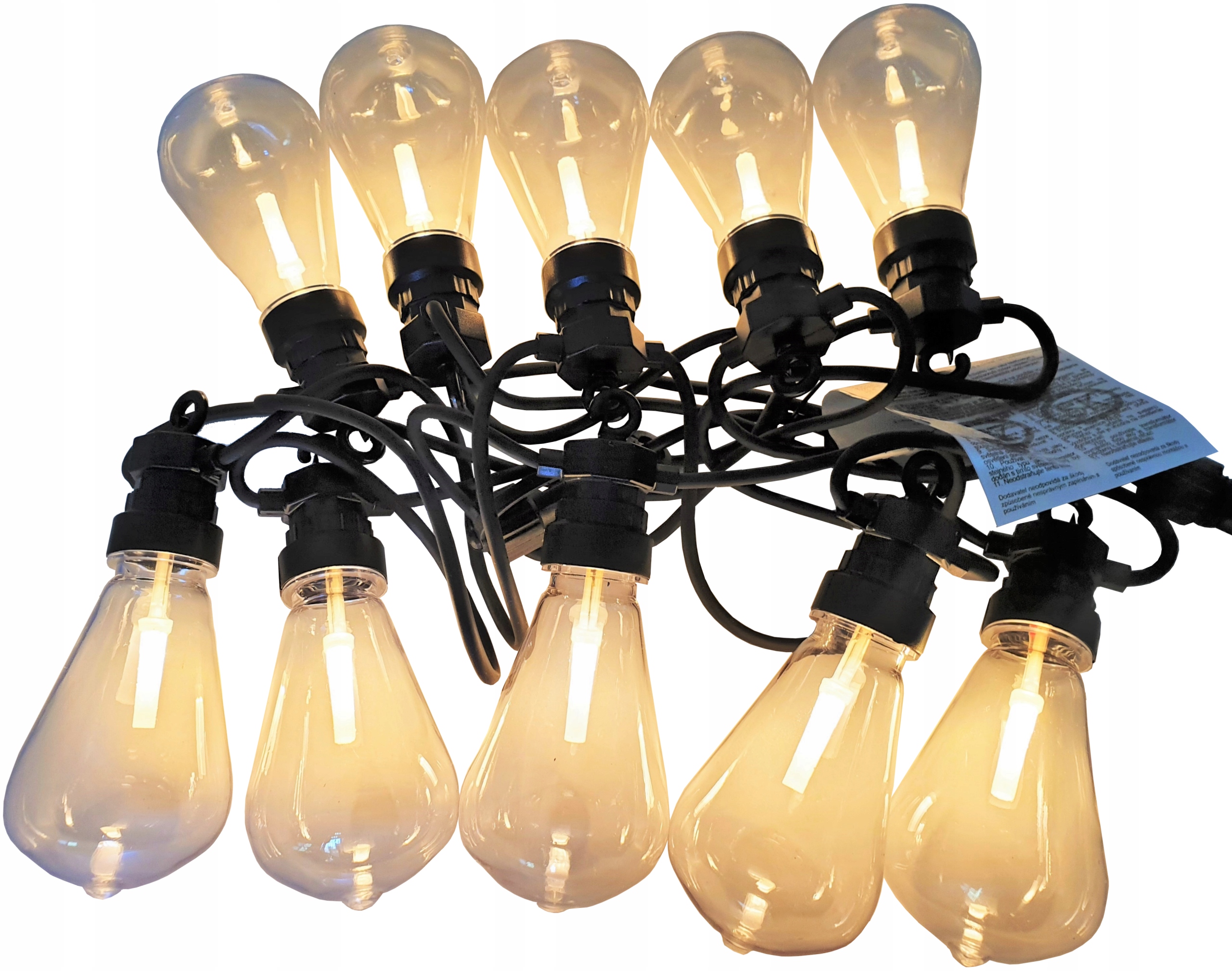 

Girlanda 10 Led Łańcuch Świetlny 6,2m Żarówki