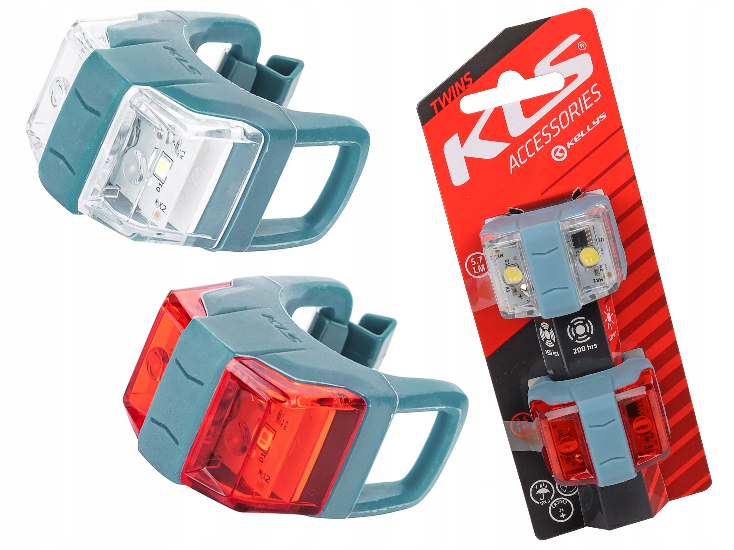 

Zestaw lampek Led Kellys Twins II air force blue