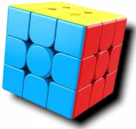 Oryginalna kostka 3x3 logiczna do układanka szybka + podstawka do kostki Wiek dziecka 3 lata +