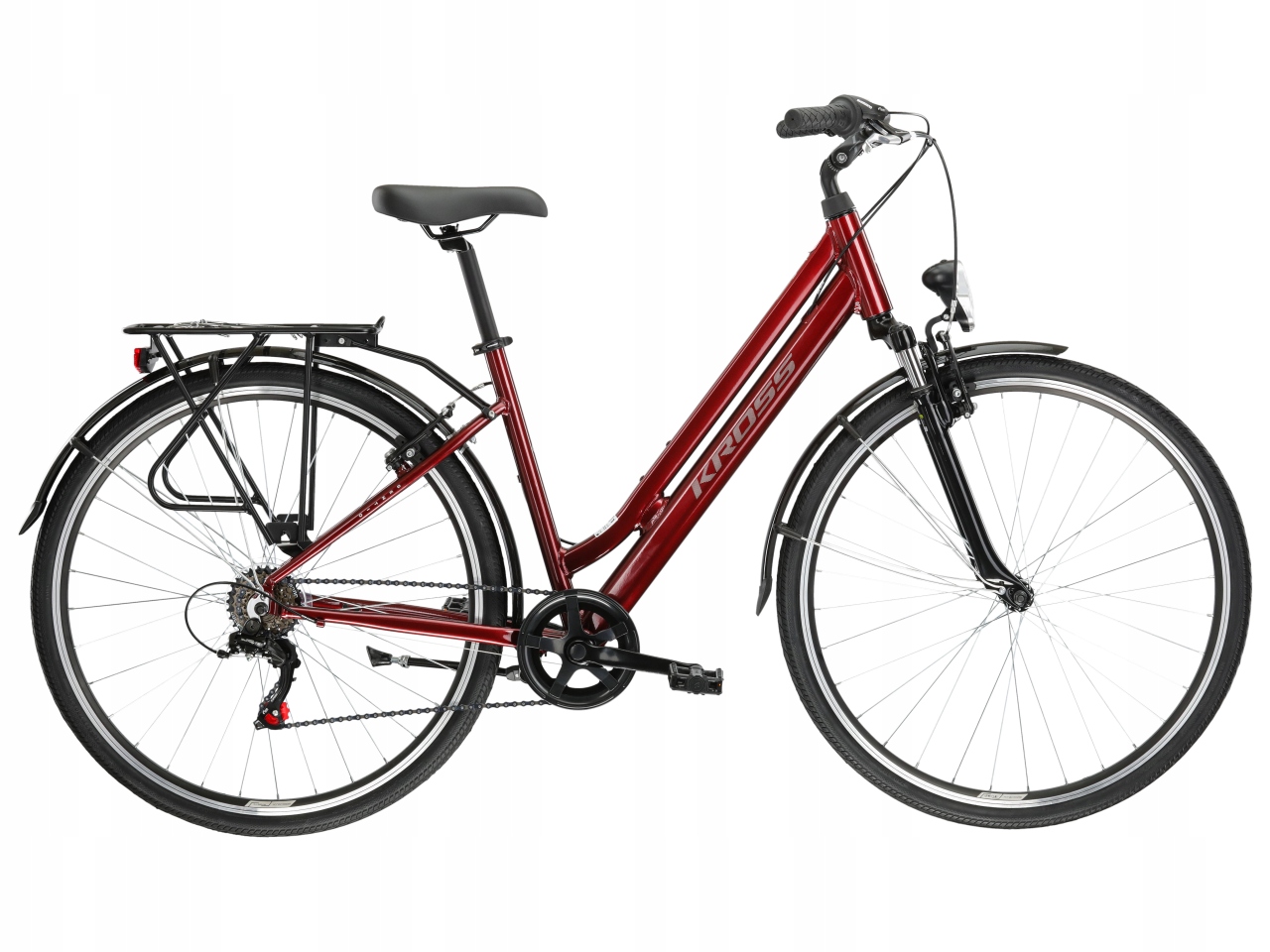 Kross Sentio 1.0 rama 16 cali koło 28 " czerwony