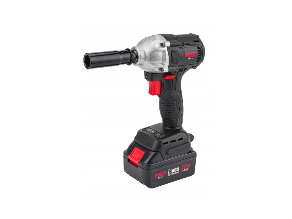 Red Technic RTAKU0026 Aku rázový uťahovač 20V 380Nm 2x batéria 4Ah