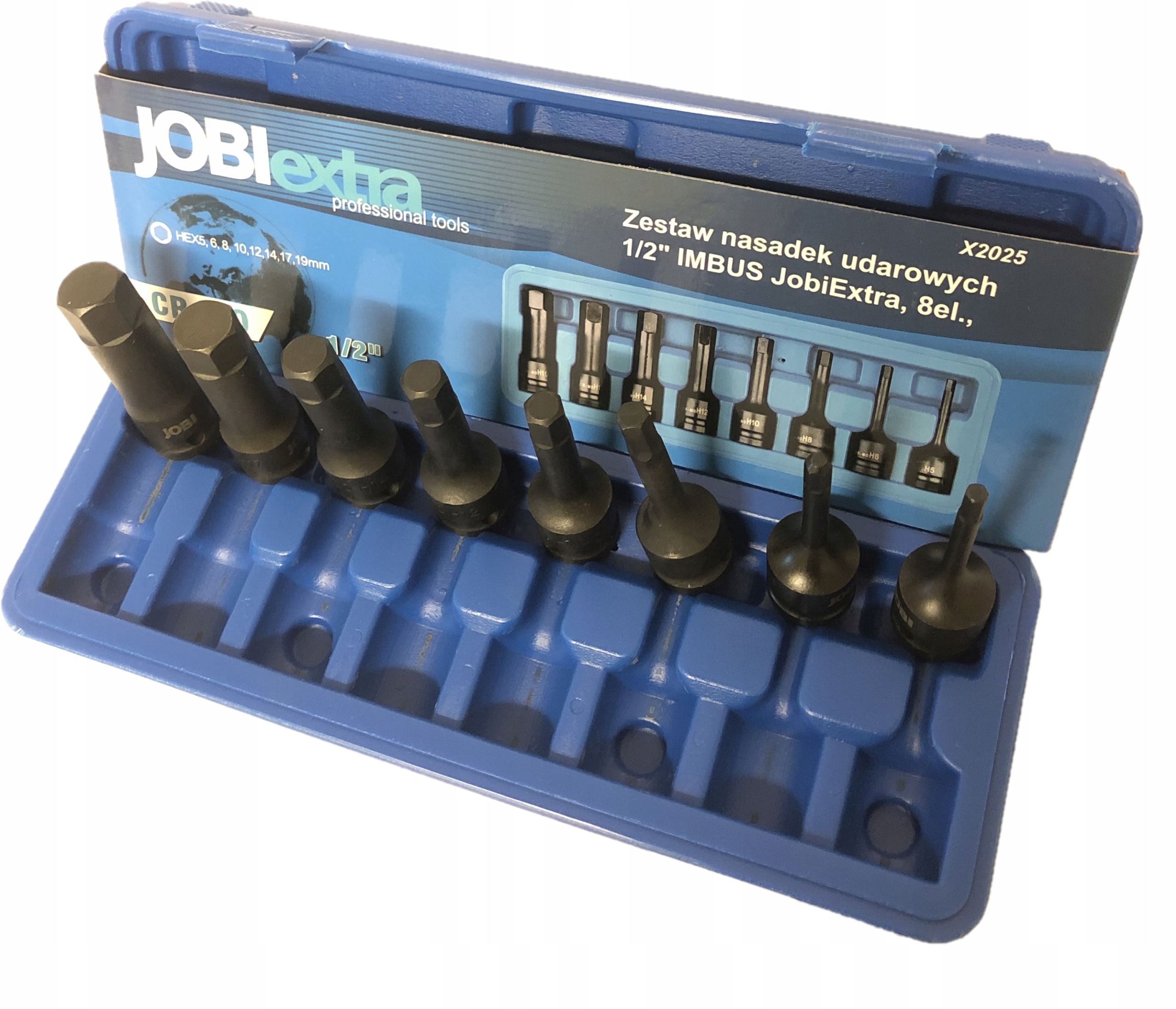Jobi nasadki udarowe ampulowe imbusy 1 2 5 19 mm Producent code x2025
