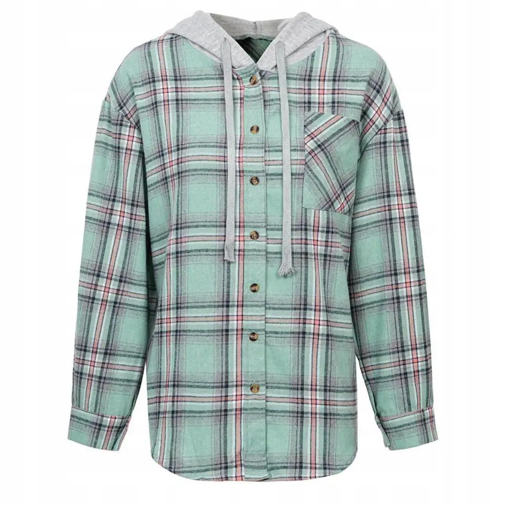 Cardigan Shirt Single-breasted Designed Sense Plai