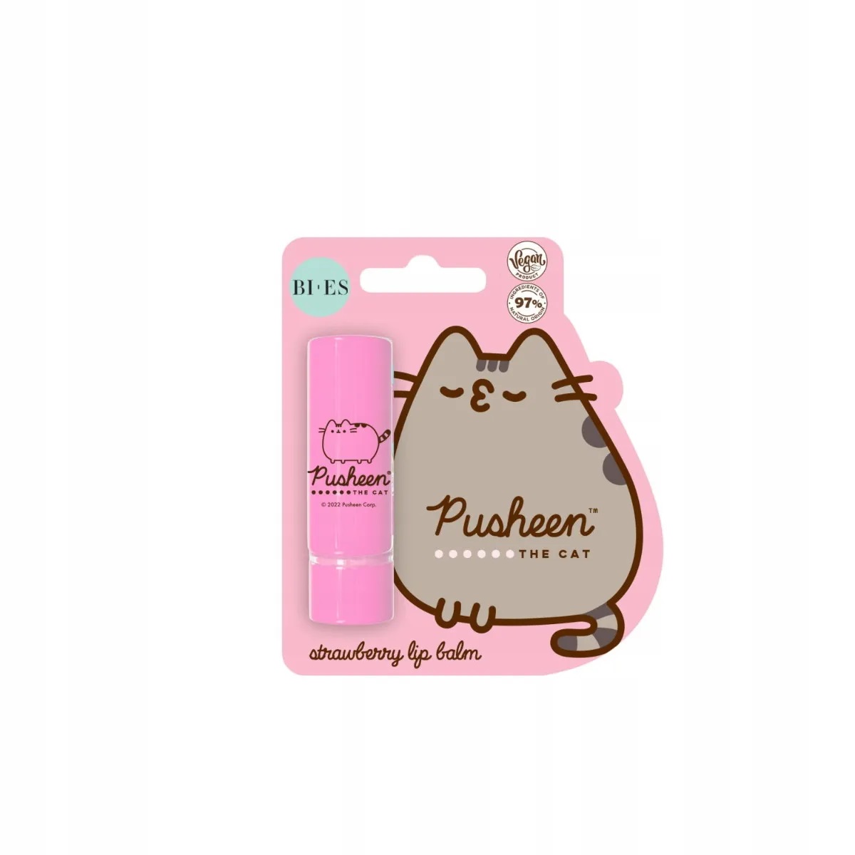 

Bi-es Pusheen pomadka ochronna strawberry
