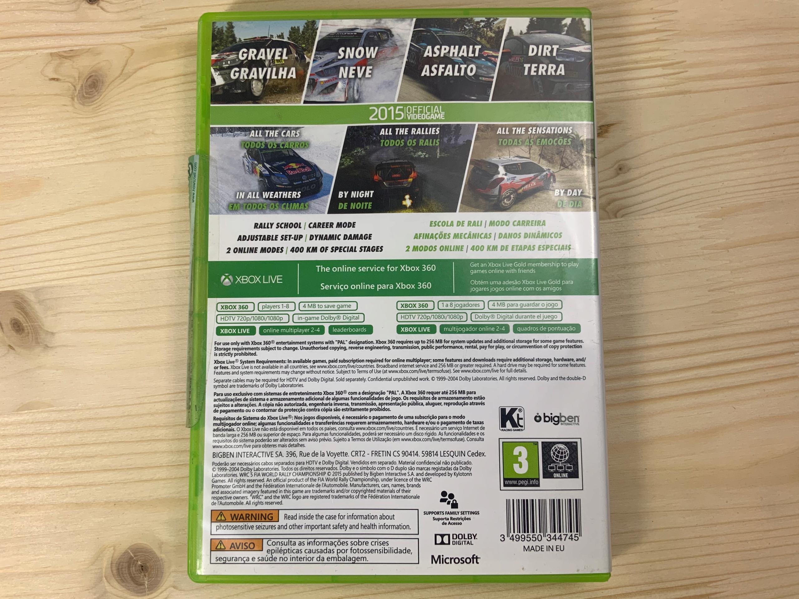 WRC 5 płyta bdb XBOX 360 Producent Nacon / Bigben Interactive