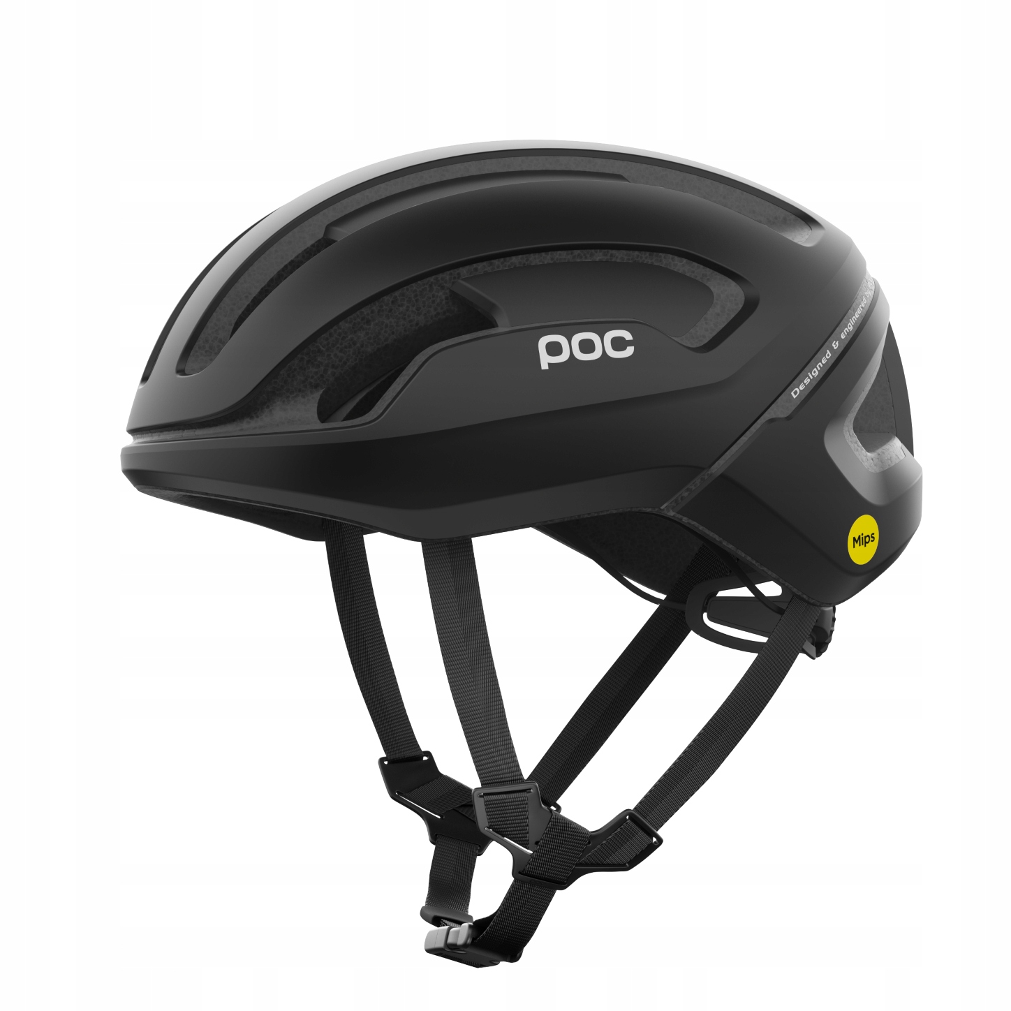 Kask rowerowy Poc Omne Air Mips Uranium black Matt 50-56 cm Czarny