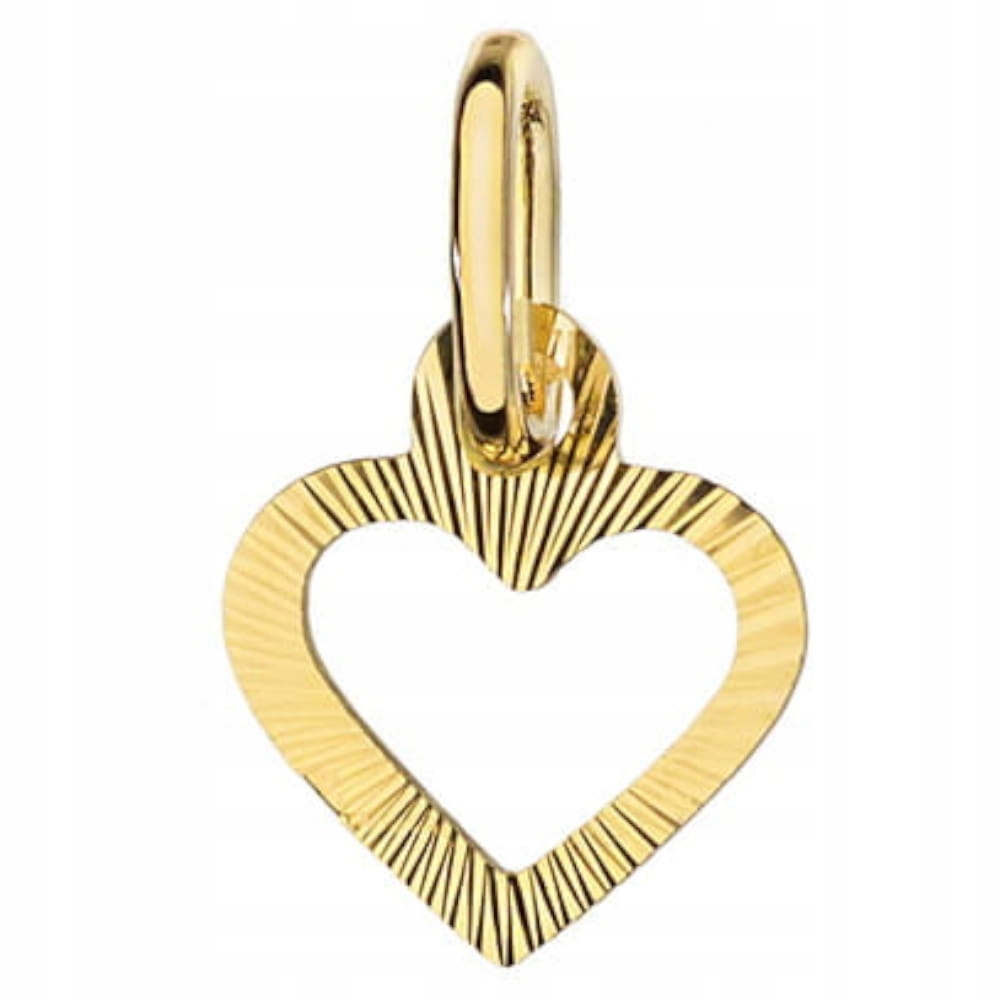 ZŁOTA ZAWIESZKA WISIOREK 585 SERCE SERDUSZKO