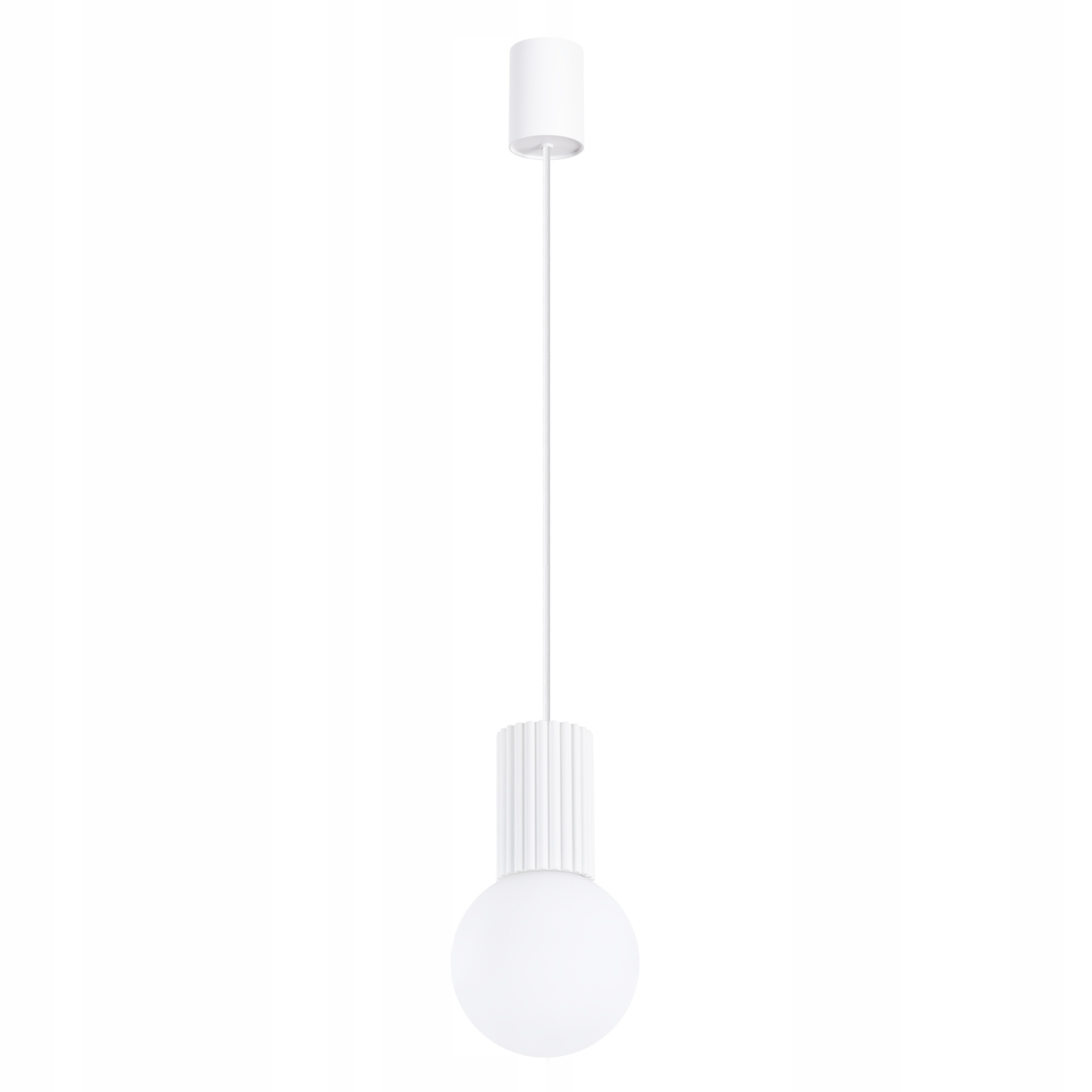 Závěsná lampa Halo 1 jednobarevná bílá SL.1709 Sollux Lighting