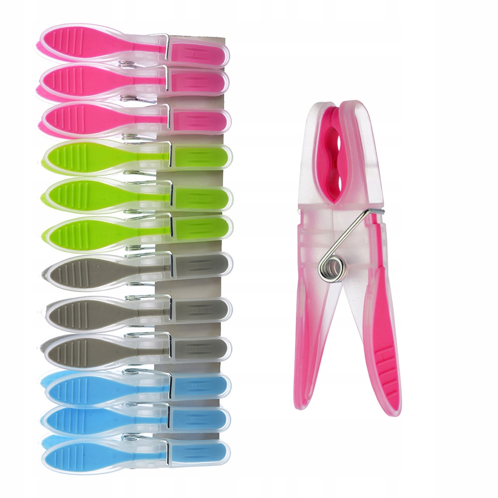 

Spinacze Klamerki Do Bielizny Ubrań Prania 12SZT