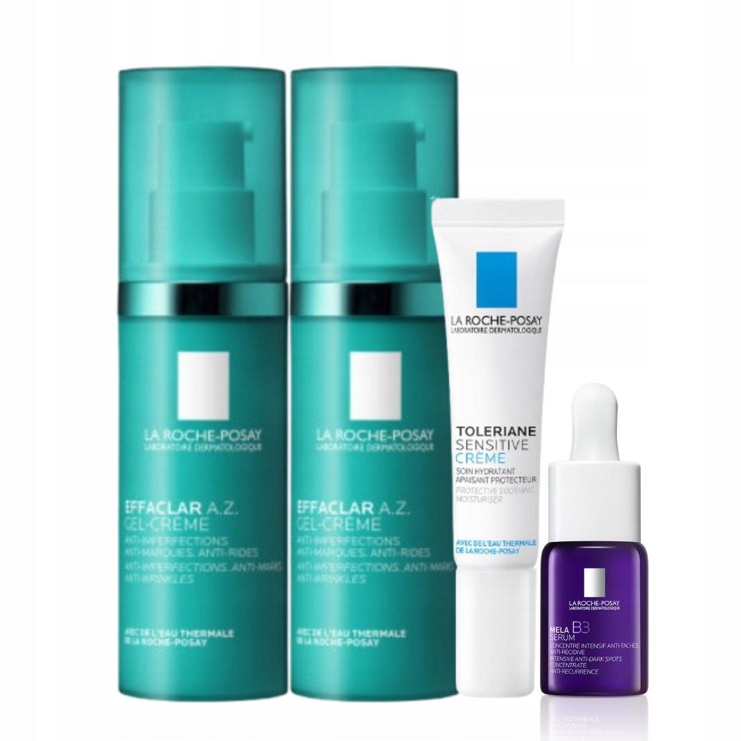 La Roche-Posay Effaclar A.z. Żel-krem o podwójnym działaniu, 40ml 2 Pak